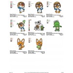 Package 8 Pororo Embroidery Designs